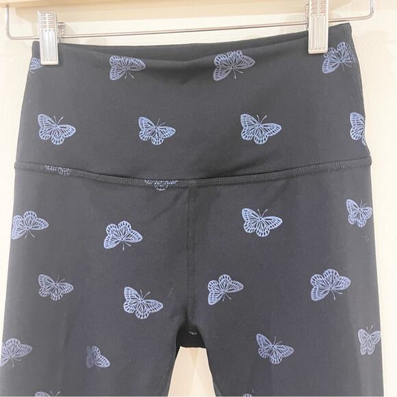 Beyond Yoga High Waist Butterfly print athletic leggings women size S Black - Picture 9 of 9